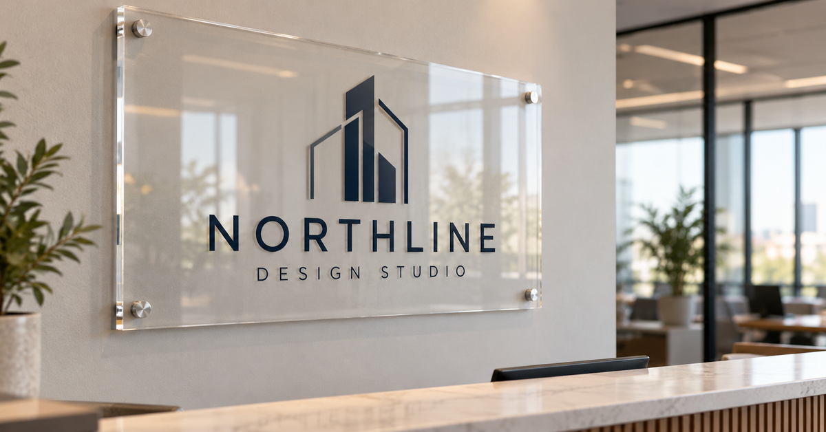 Custom Acrylic Business Sign
