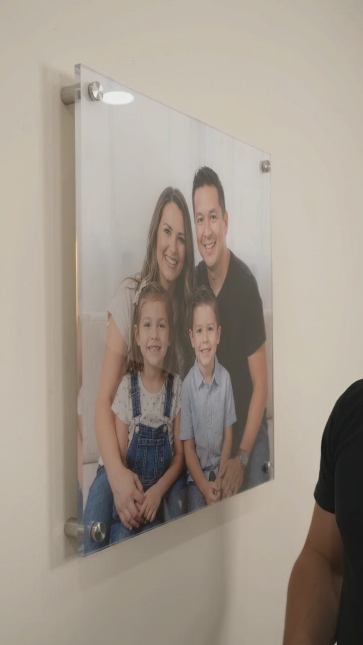 Custom Family Portrait Acrylic Glass Print